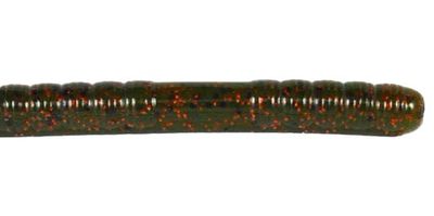 Ribbon Tail Worm 10" - Watermelon Black and Red Flake - SNOODBANGER customs