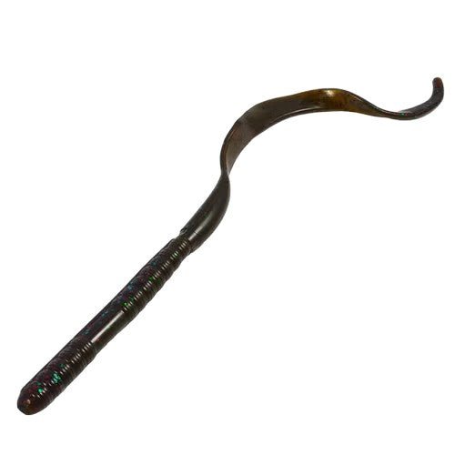 Ribbon Tail Worm 10" - Watermelon Black and Red Flake - SNOODBANGER customs