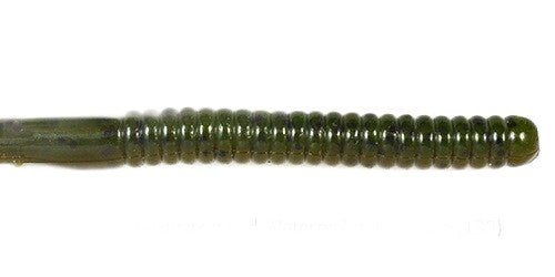 Ribbon Tail Worm 6"- Green Pumpkin / Watermelon Laminate - SNOODBANGER customs