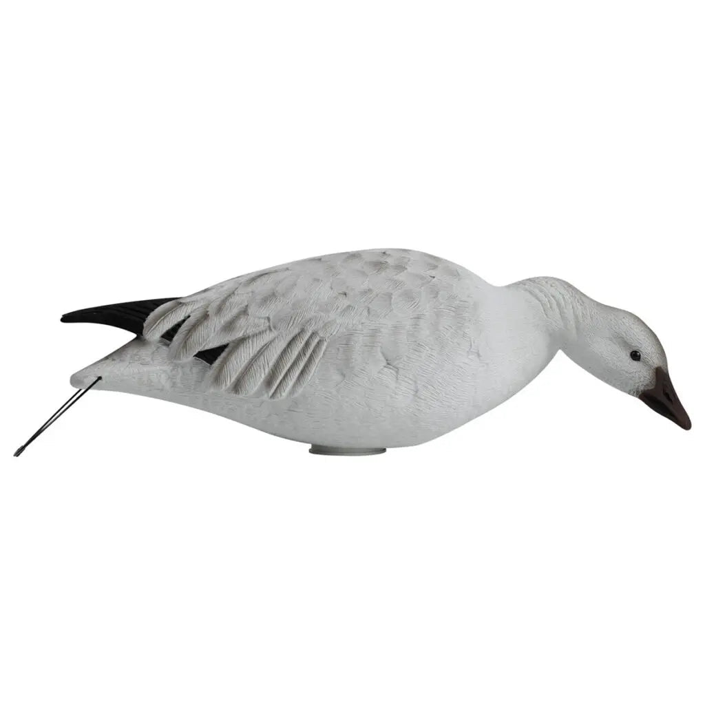 Rugged Series Full Body Snow and Blue Goose Touchdown Decoys 12-Pack - SNOODBANGER customs