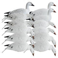 Rugged Series Full Body Snow Goose Touchdown Decoys 12-Pack - SNOODBANGER customs