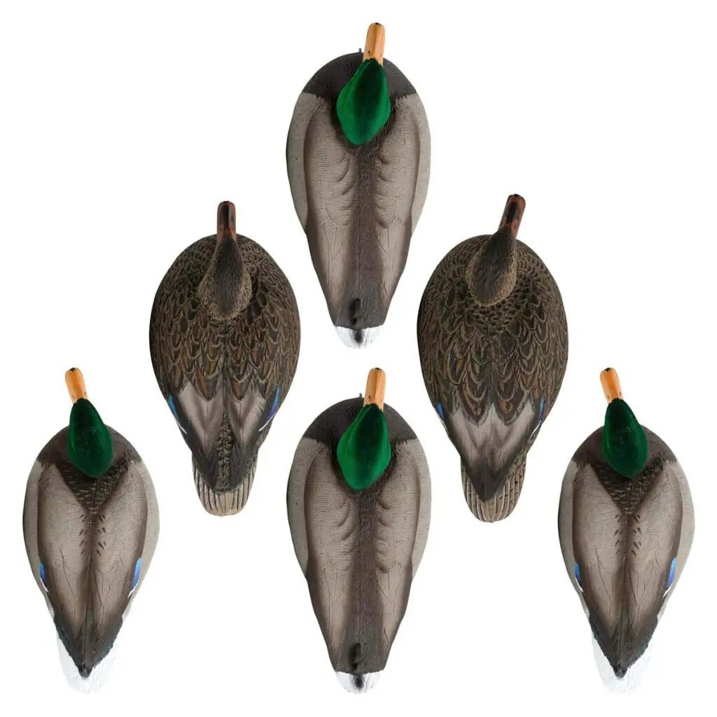 Rugged Series Standard Mallard Floater Decoys – Flocked Head Drakes - SNOODBANGER customs
