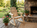 Rustic Outdoor Log Rocking Chair - SNOODBANGER customs