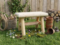 Rustic Wooden Outdoor Garden Bench - SNOODBANGER customs