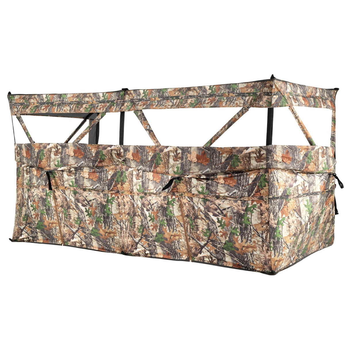 See-Through Hunting Blind Panel with Dog Door Pop up Waterflow Blind for 1-3 People - SNOODBANGER customs