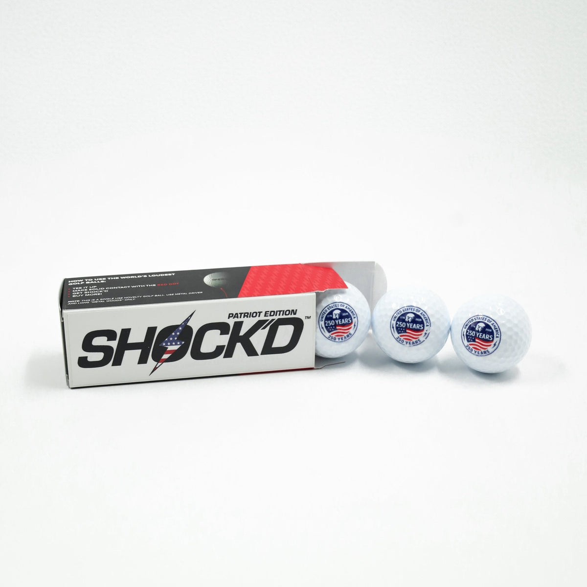 SHOCK'D Golf Balls - SNOODBANGER customs