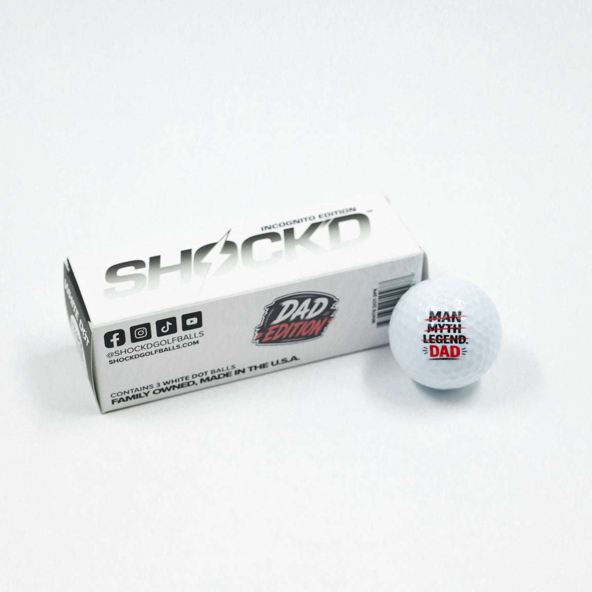 SHOCK'D Golf Balls - SNOODBANGER customs