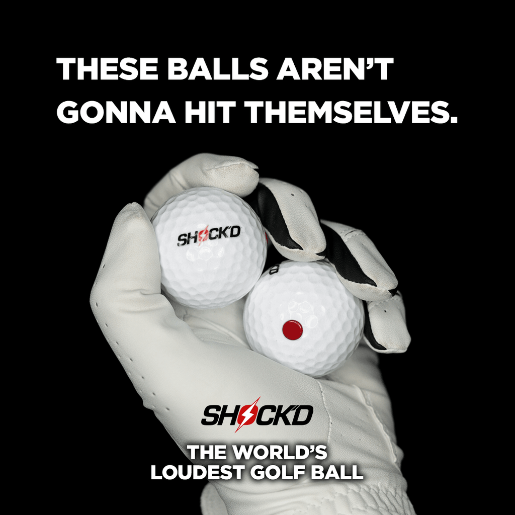 SHOCK'D Golf Balls - SNOODBANGER customs