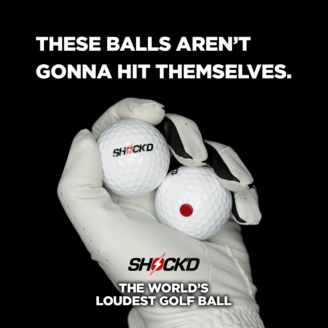 SHOCK'D Golf Balls - SNOODBANGER customs
