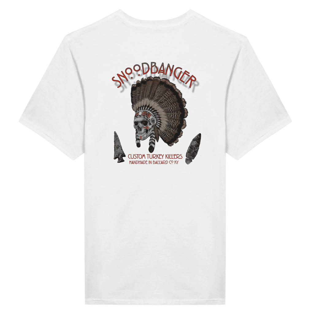 SNOODBANGER FEATHER FRONT/BACK shirt | Gildan® 64000 - SNOODBANGER customs