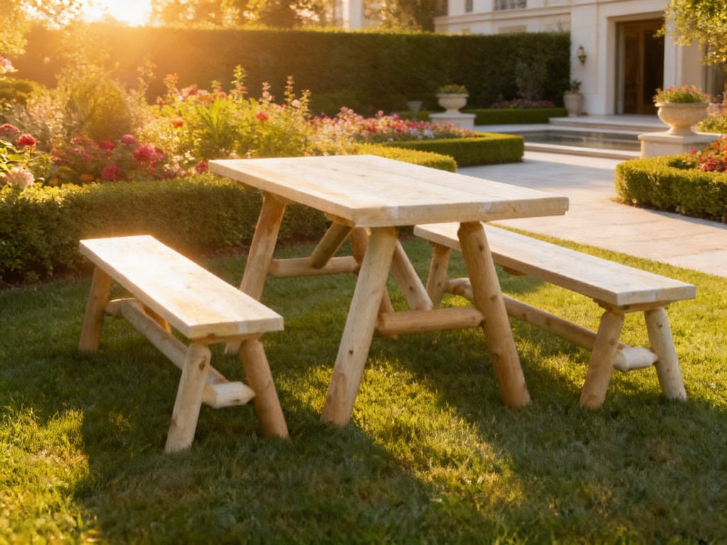 Solid Wood Farmhouse Dining Table - SNOODBANGER customs