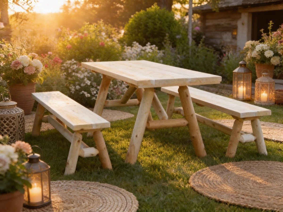 Solid Wood Farmhouse Dining Table - SNOODBANGER customs