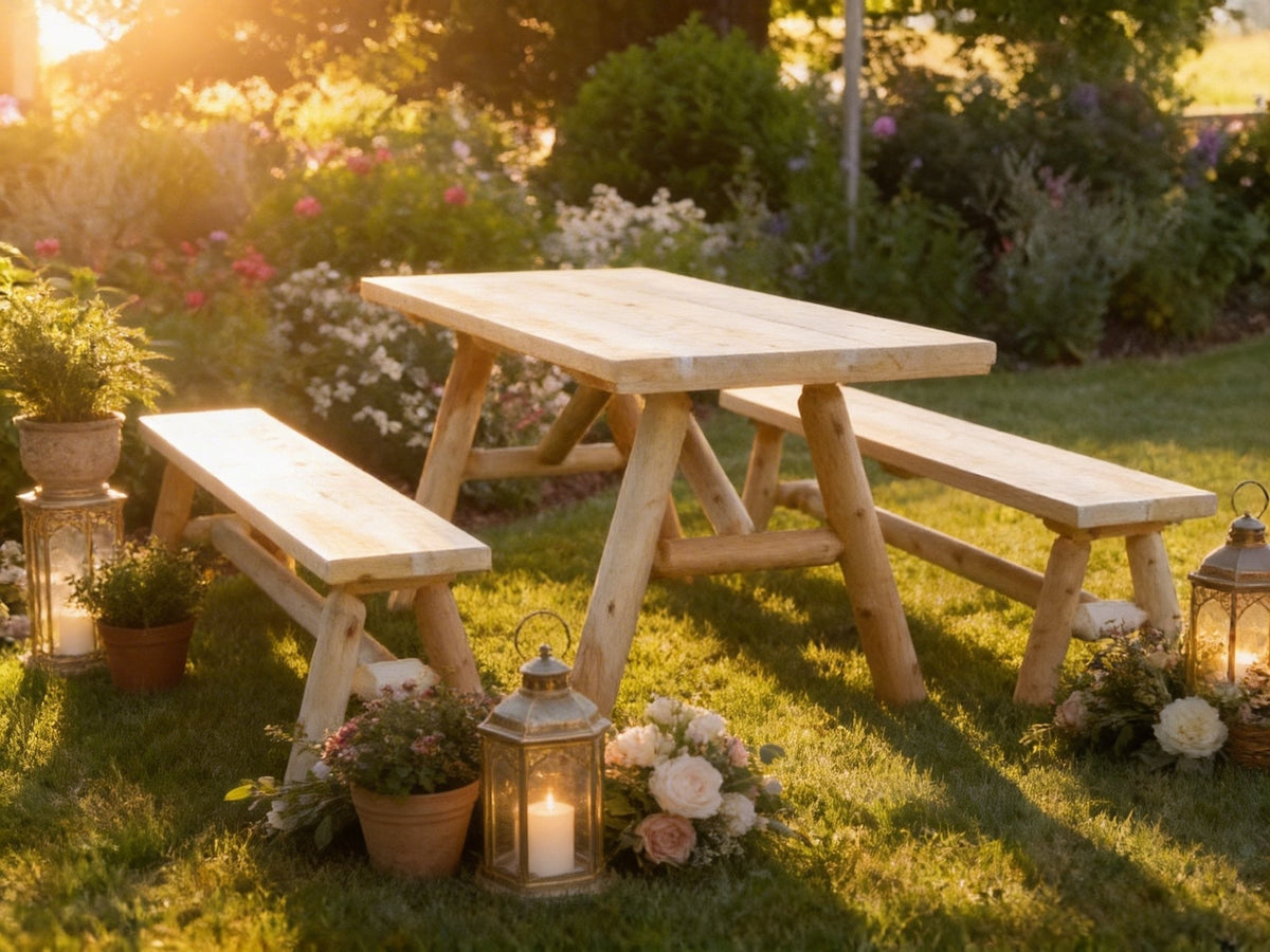 Solid Wood Farmhouse Dining Table - SNOODBANGER customs