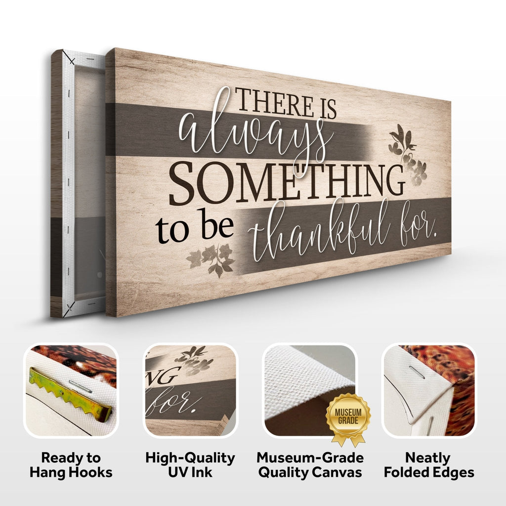 Something To Be Thankful Faith Wall Sign - SNOODBANGER customs