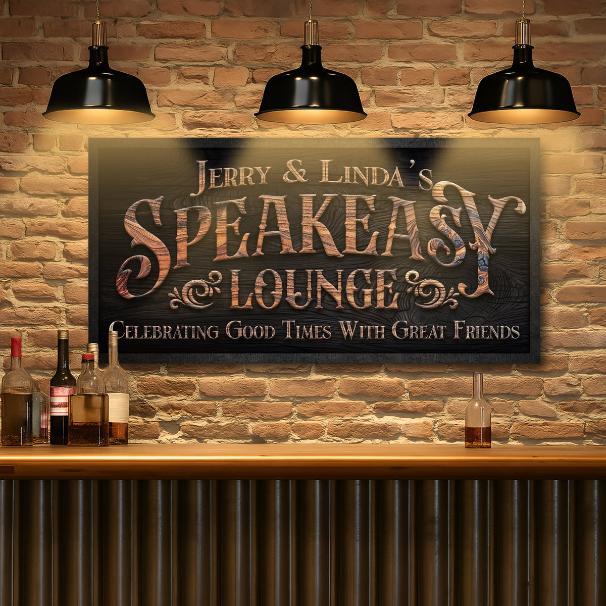 Speakeasy Lounge Wall Sign - SNOODBANGER customs