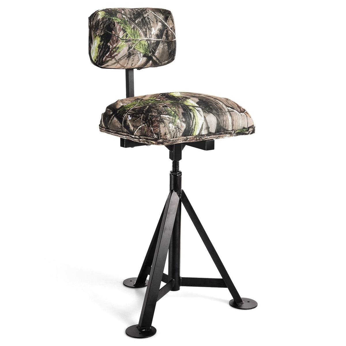Swivel Hunting Chair Tripod Blind Stool with Detachable Backrest - SNOODBANGER customs
