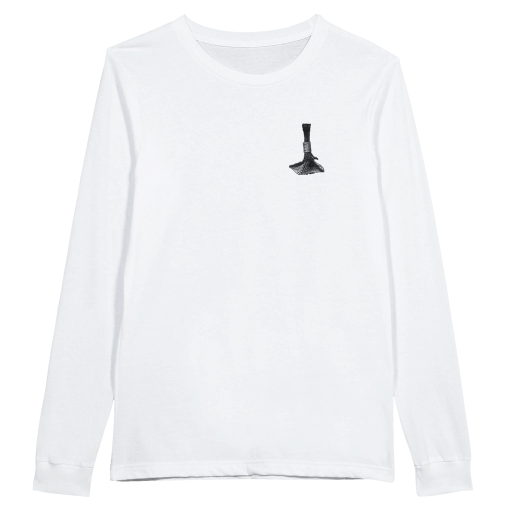 The blackfoot lounge Premium Unisex Longsleeve T-shirt White - SNOODBANGER customs