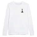 The blackfoot lounge Premium Unisex Longsleeve T-shirt White - SNOODBANGER customs