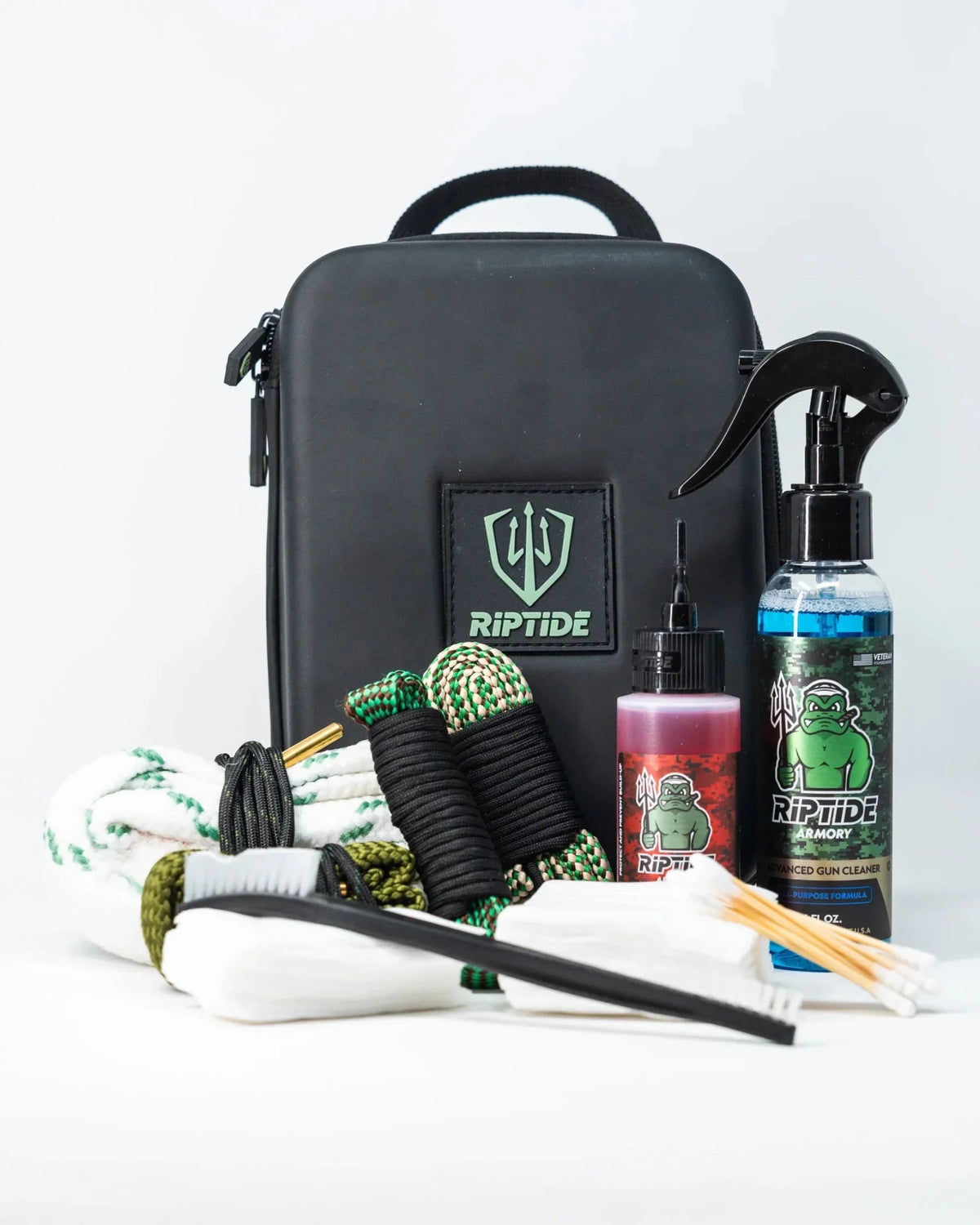 Ultimate Gun Cleaning Kit - Leather Case - SNOODBANGER customs