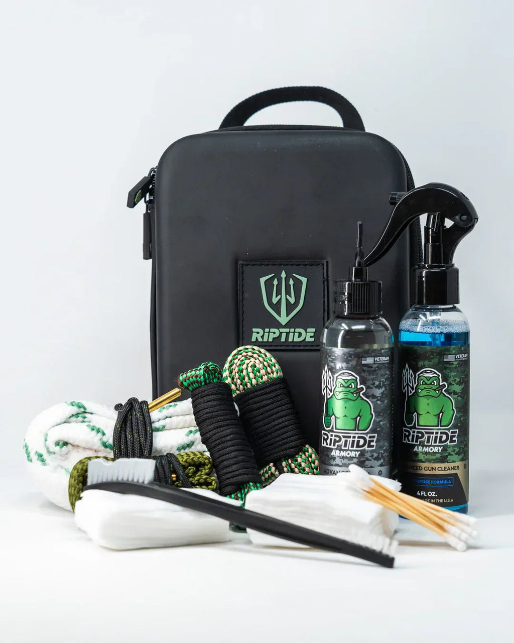 Ultimate Gun Cleaning Kit - Leather Case - SNOODBANGER customs