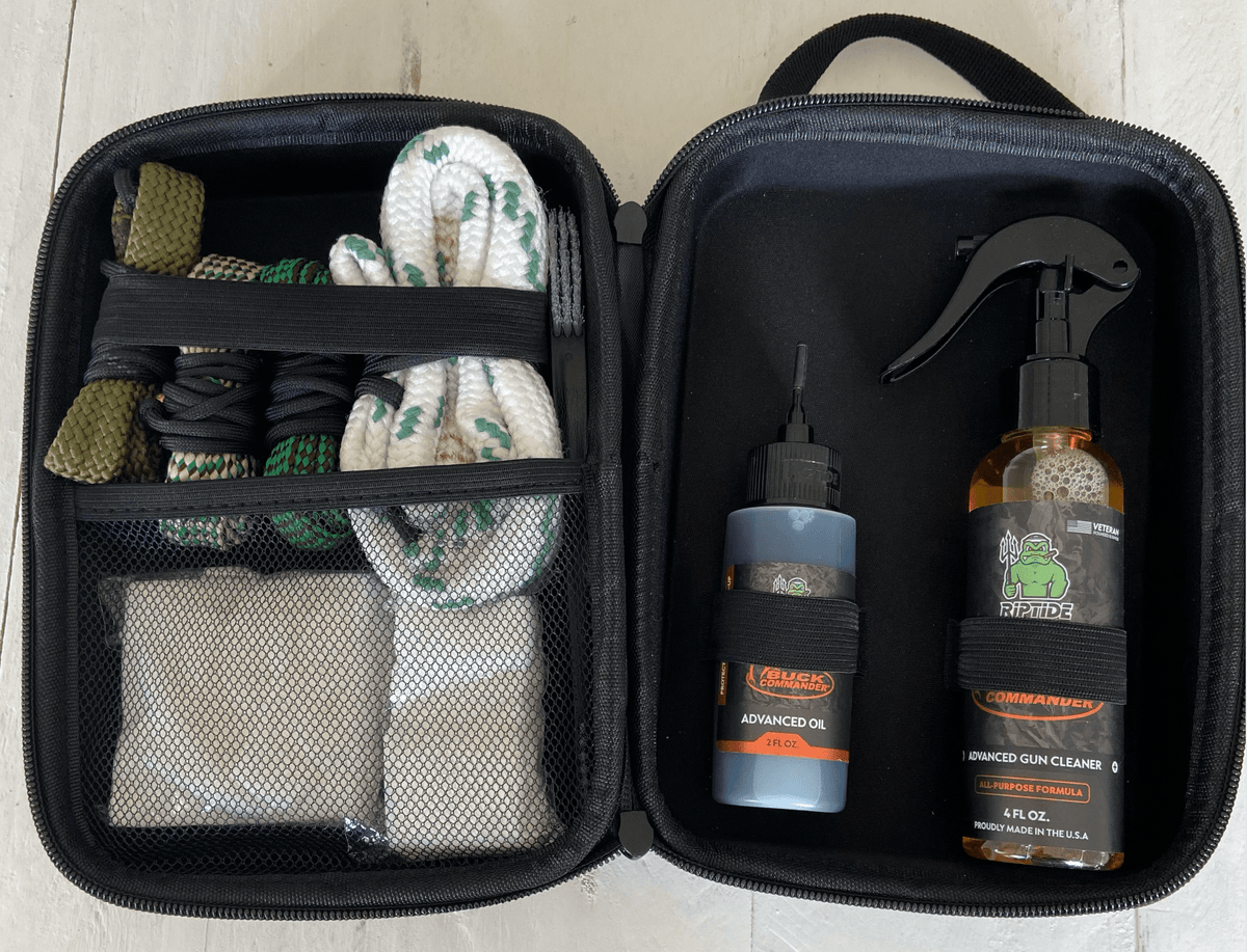 Ultimate Gun Cleaning Kit - Leather Case - SNOODBANGER customs