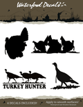 Waterfowl Decals Ultimate 5pc Turkey Decals - SNOODBANGER customs