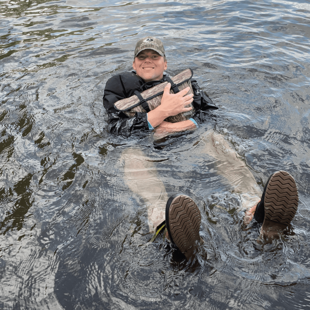 Waterproof Floating Cooler Bag - Bottomland Camo - SNOODBANGER customs