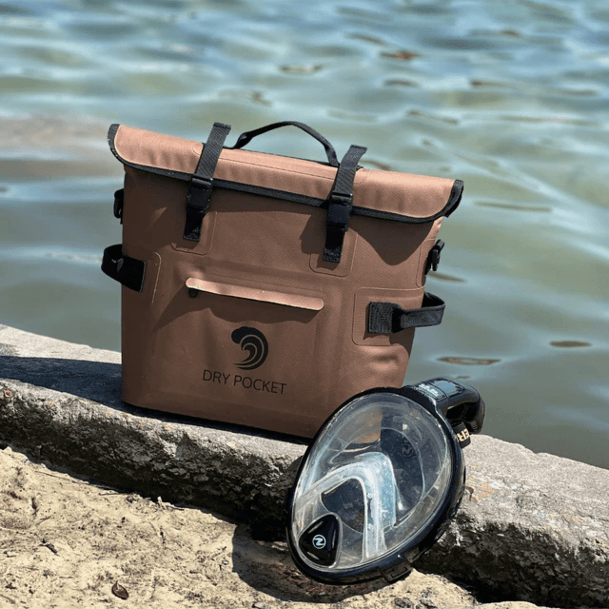 Waterproof Floating Cooler Bag - Coyote Brown - SNOODBANGER customs