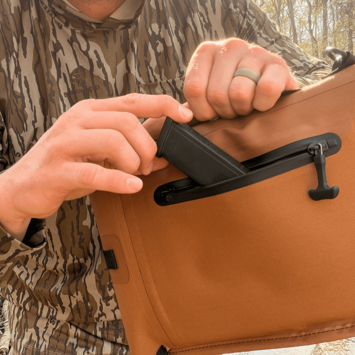Waterproof Floating Pistol Bag - Coyote Brown - SNOODBANGER customs