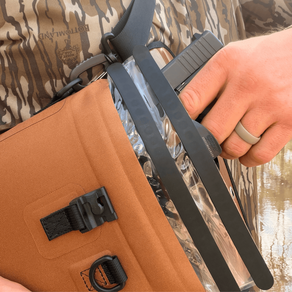 Waterproof Floating Pistol Bag - Coyote Brown - SNOODBANGER customs
