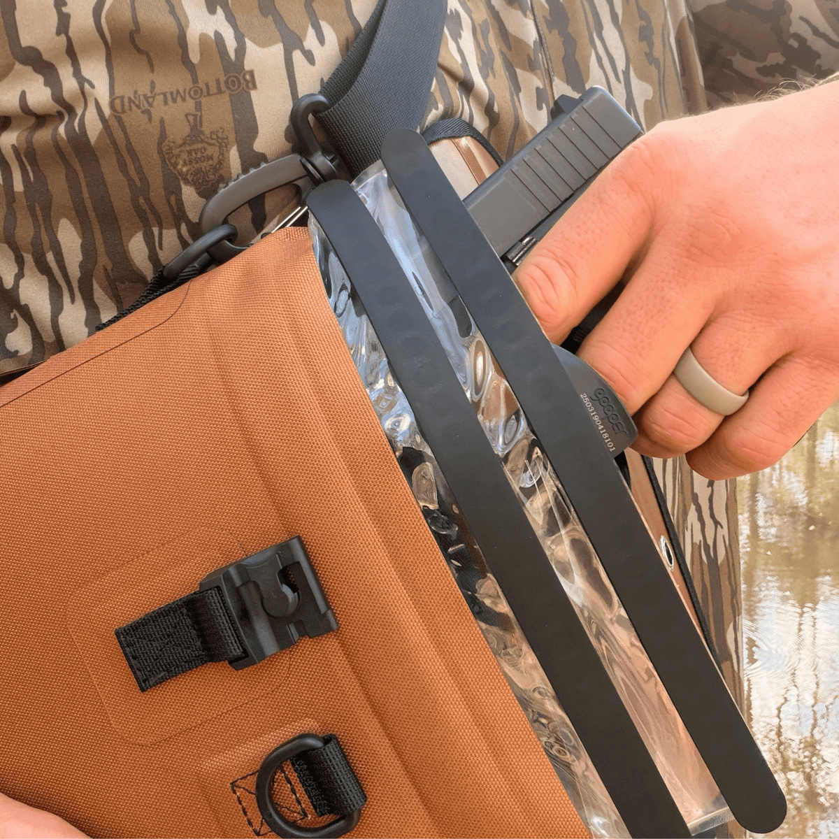 Waterproof Floating Pistol Bag - Coyote Brown - SNOODBANGER customs