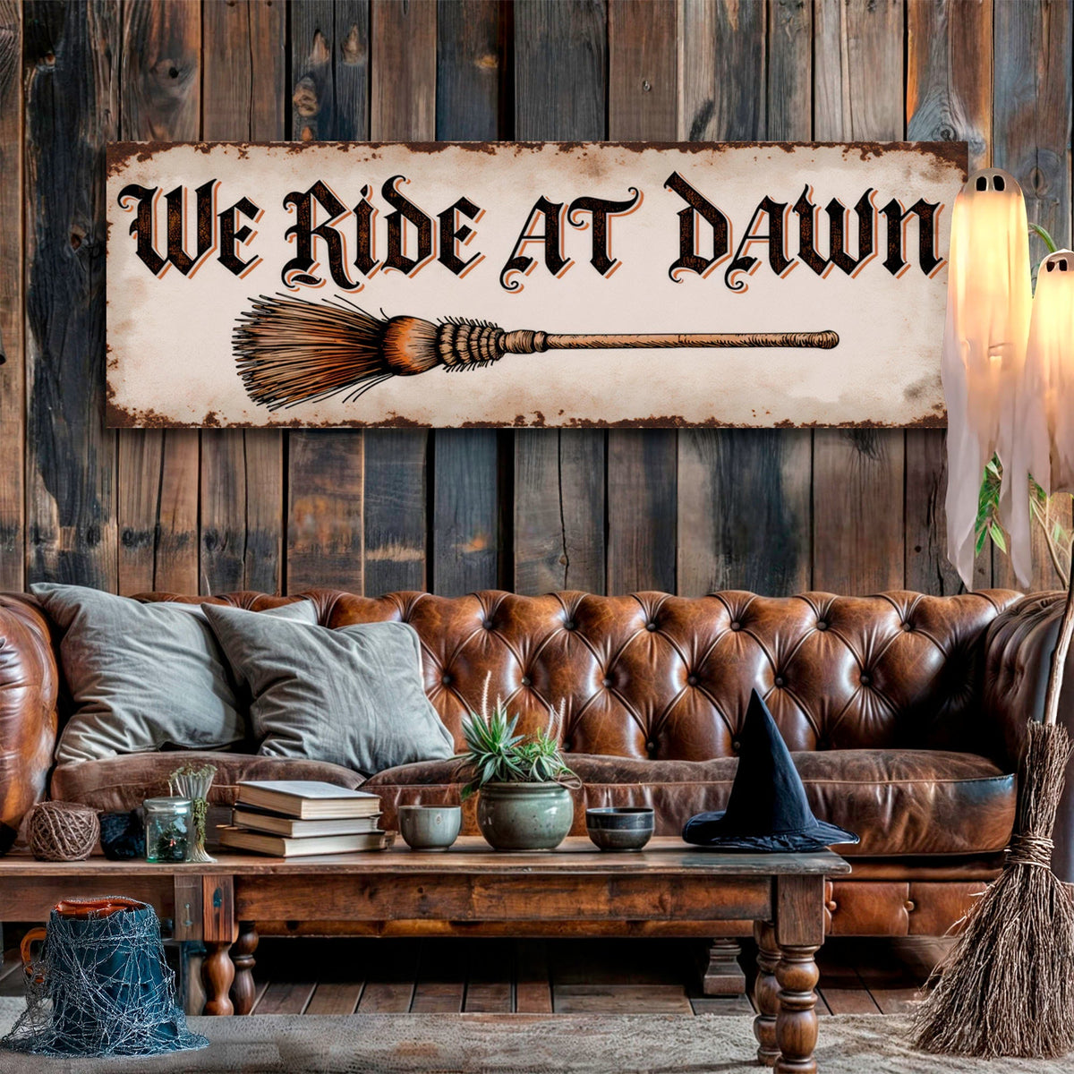 We Ride At Dawn Halloween Wall Sign - SNOODBANGER customs