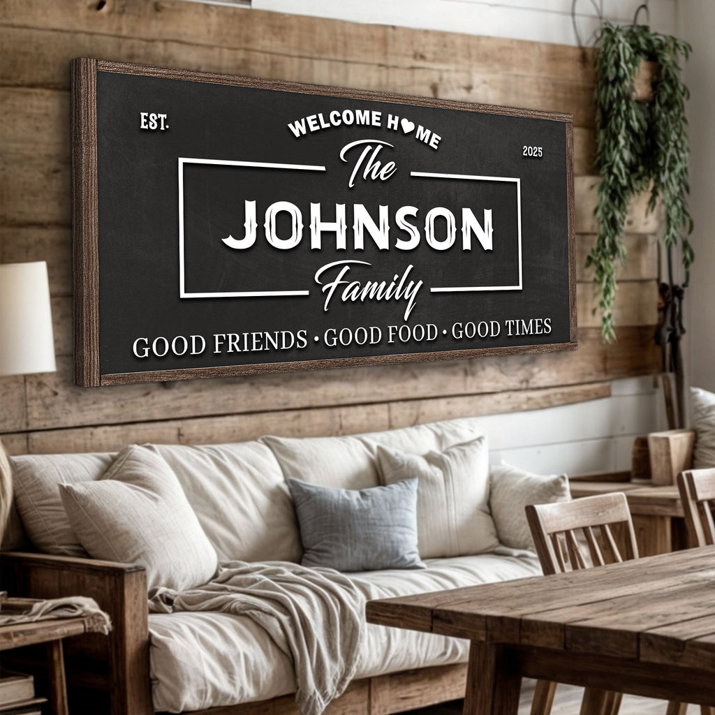 Welcome Home Wall Sign - SNOODBANGER customs