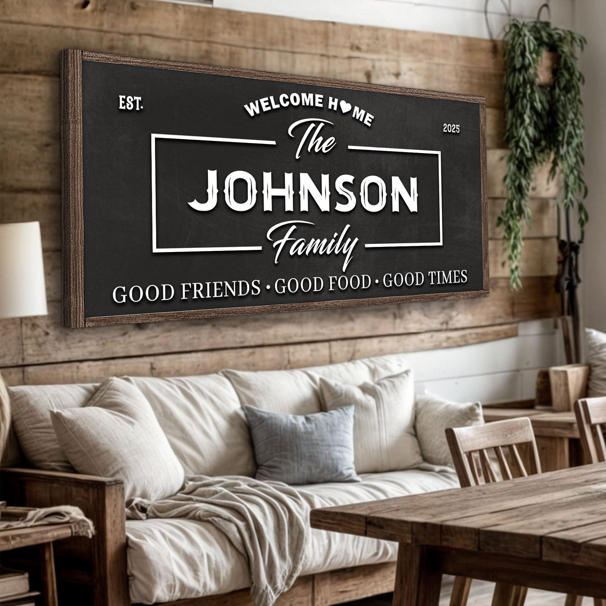 Welcome Home Wall Sign - SNOODBANGER customs