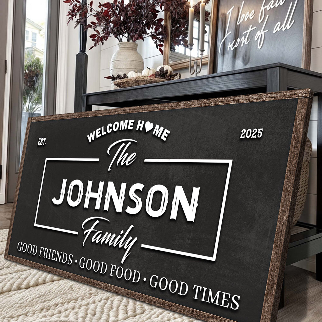 Welcome Home Wall Sign - SNOODBANGER customs
