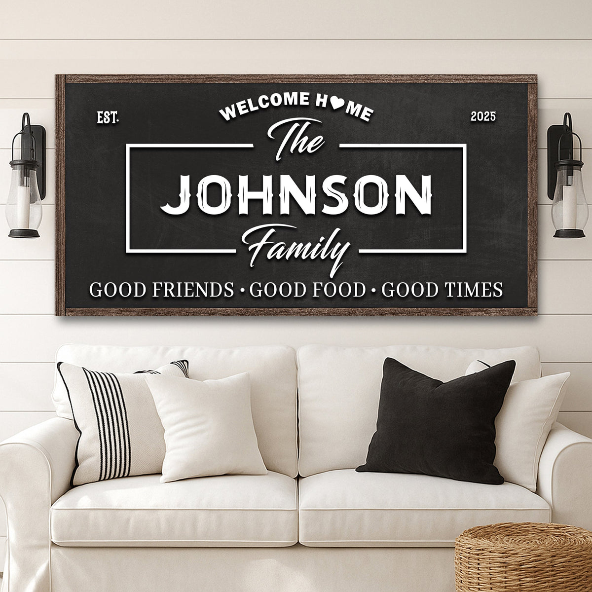 Welcome Home Wall Sign - SNOODBANGER customs
