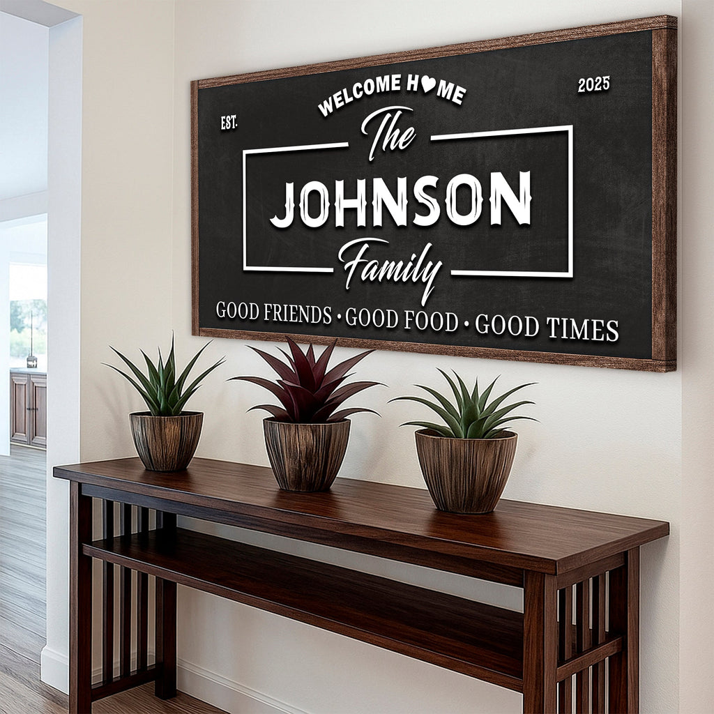 Welcome Home Wall Sign - SNOODBANGER customs