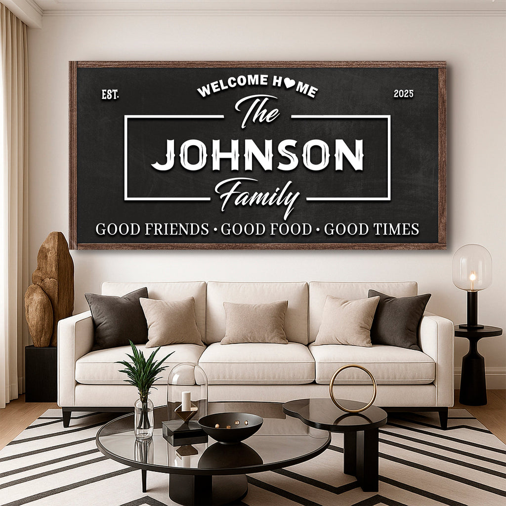 Welcome Home Wall Sign - SNOODBANGER customs