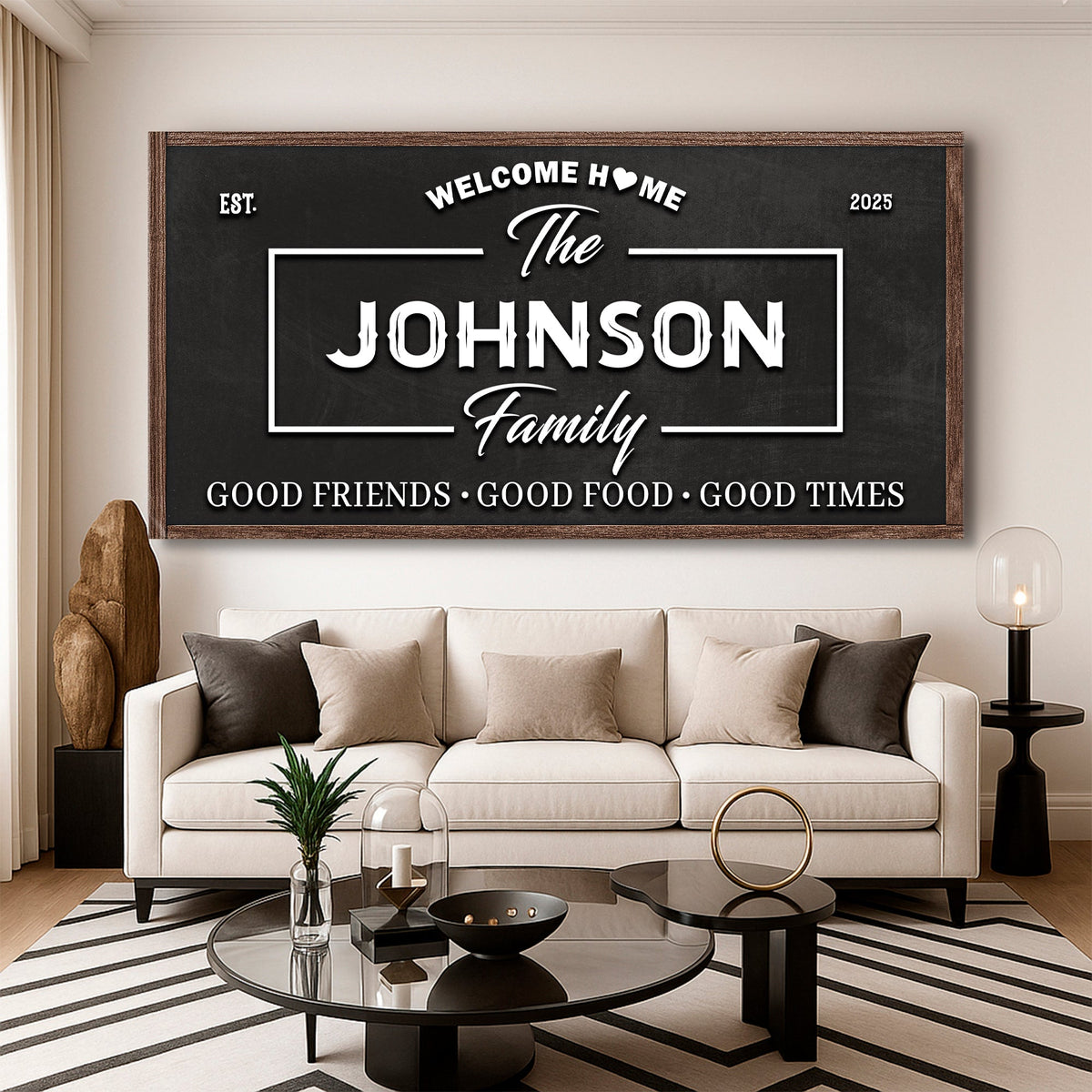 Welcome Home Wall Sign - SNOODBANGER customs