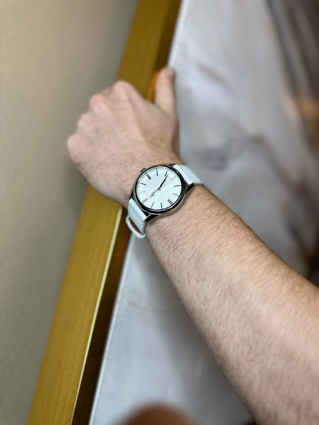 White Sunburst Watch - SNOODBANGER customs