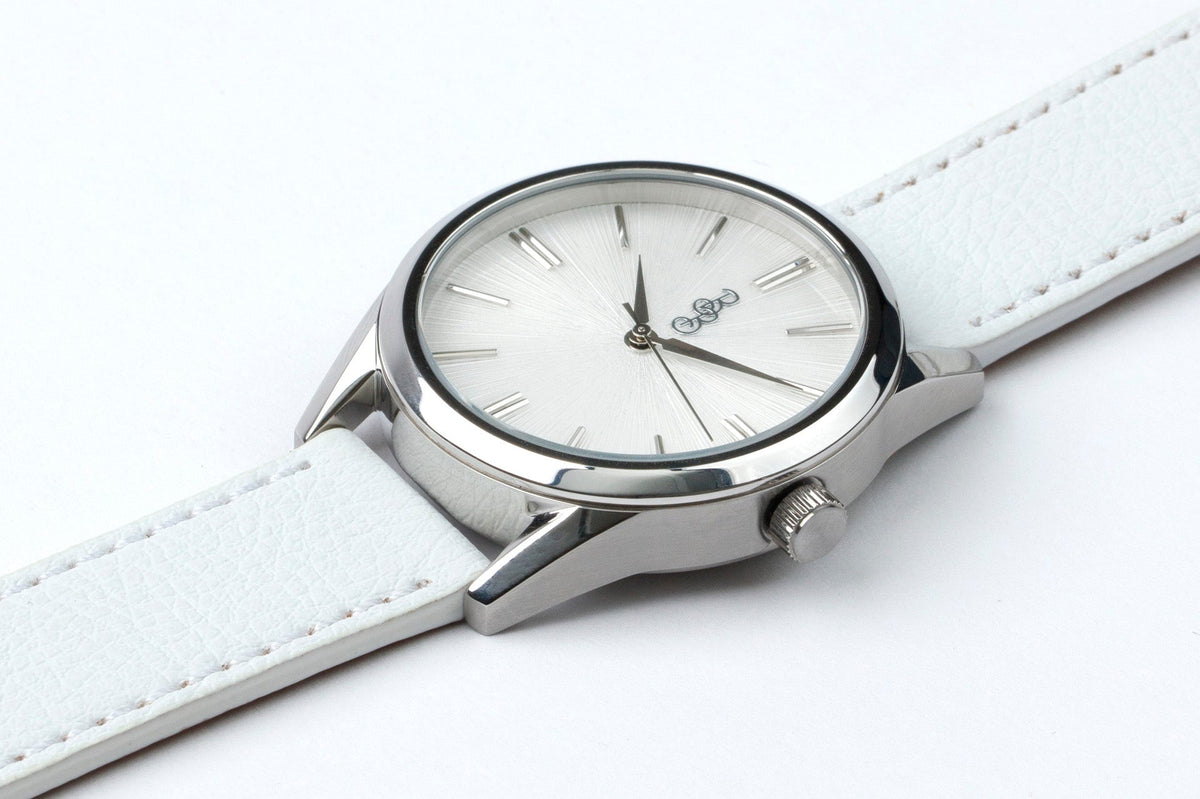 White Sunburst Watch - SNOODBANGER customs
