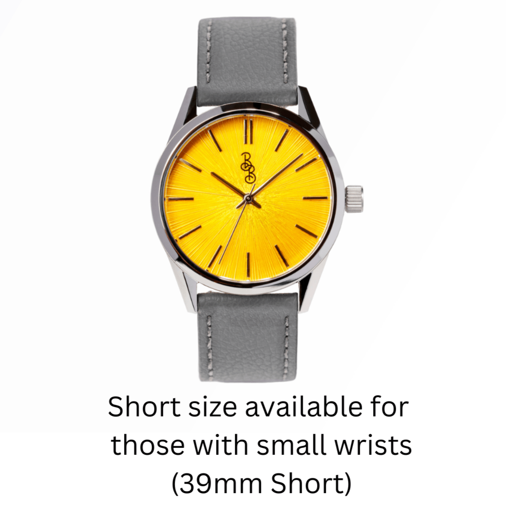 Yellow Sunburst Watch - SNOODBANGER customs