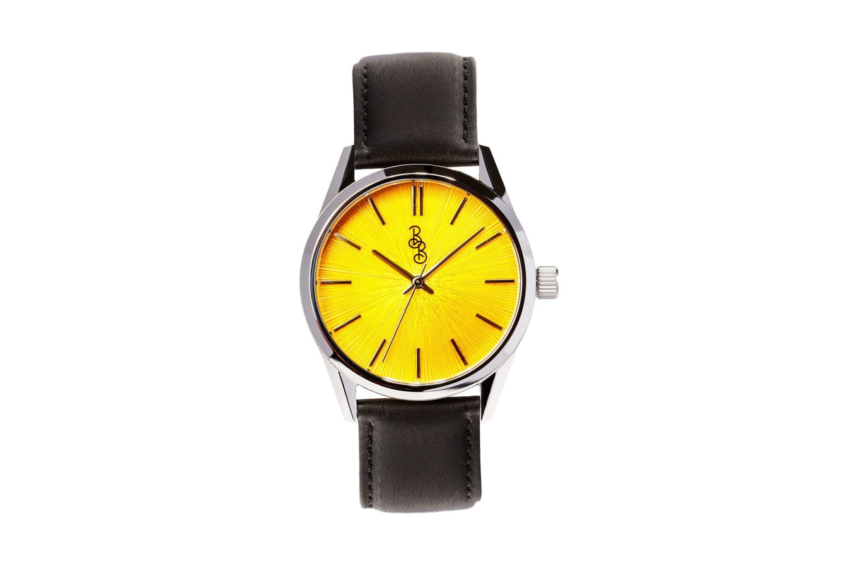 Yellow Sunburst Watch - SNOODBANGER customs
