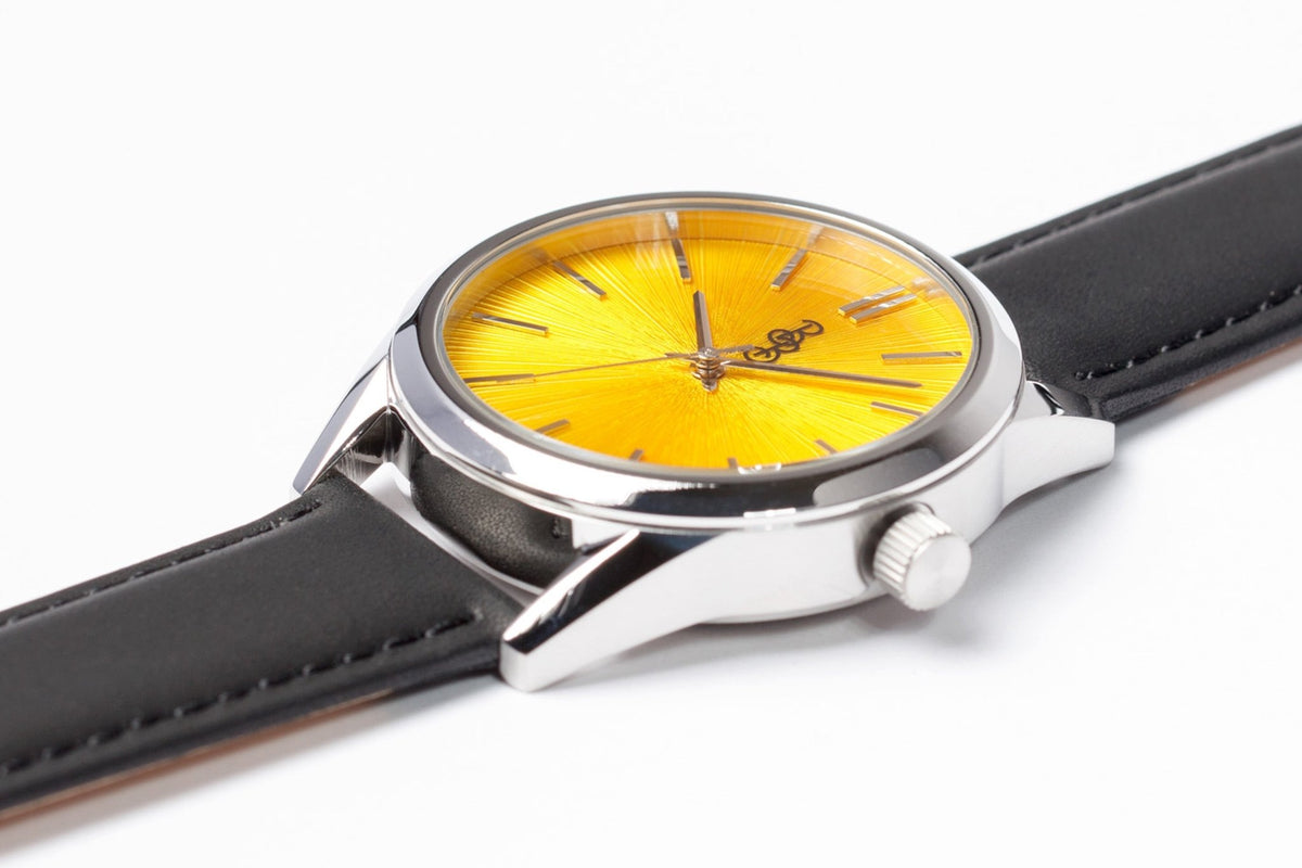 Yellow Sunburst Watch - SNOODBANGER customs