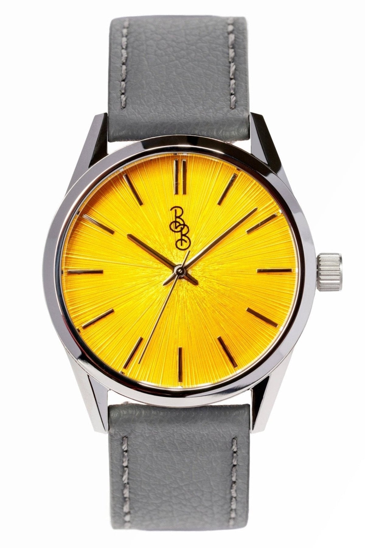 Yellow Sunburst Watch - SNOODBANGER customs